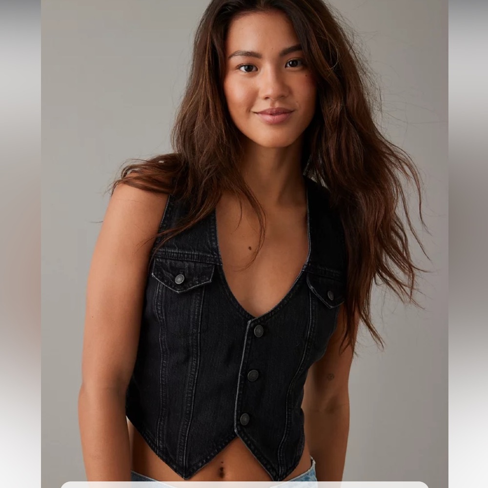 AE Denim Vest
